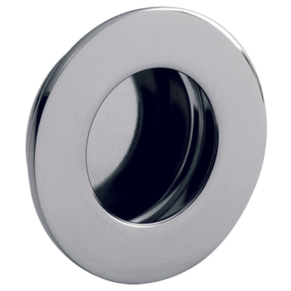 Eurospec - Circular Flush Pull - Bright Stainless Steel - FPH1003BSS