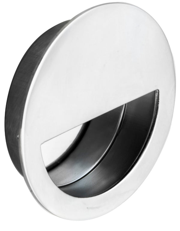 Eurospec - Circular Flush Pull - Bright Stainless Steel - FPH1004BSS