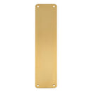 Eurospec - 350 X 75mm - Finger Plate - Plain - Satin PVD - FPP1350SPVD - Choice Handles