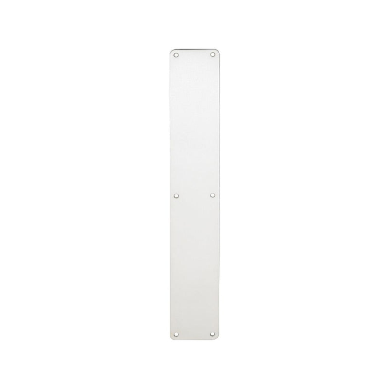 Eurospec - 500 X 75mm - Finger Plate - Plain  - Bright Stainless Steel - FPP1500BSS