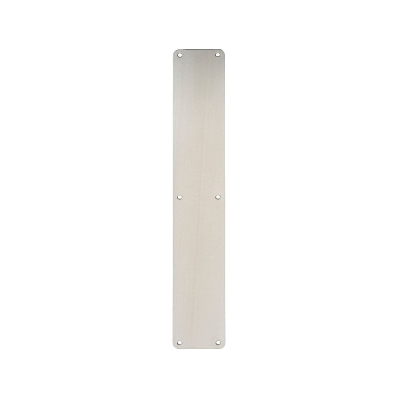 Eurospec - 500 X 75mm - Finger Plate - Plain - Satin Stainless Steel - FPP1500SSS