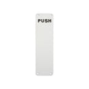 Eurospec - Finger Plate 300 X 75mm - Push - Satin Anodised Aluminium - FPP43002SAA - Choice Handles