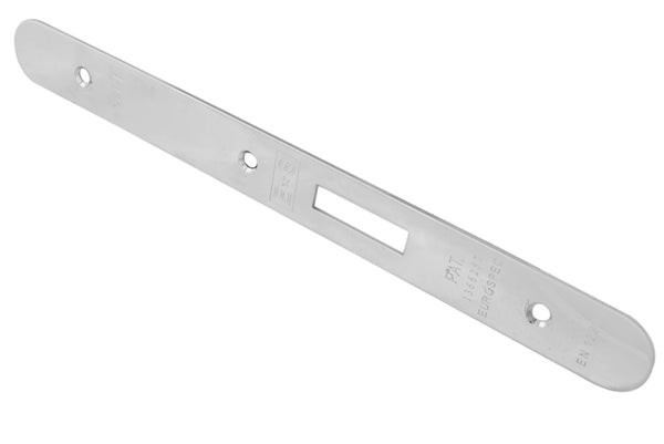 Eurospec - Forend Strike & Fixings - DLS0060EP - Radius - Bright Stainless Steel - FSF5015BSS/R