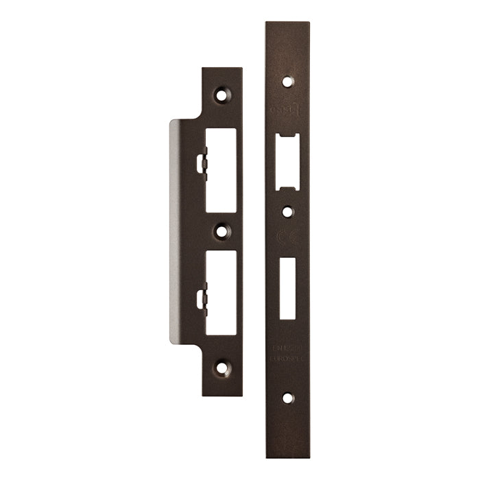 Eurospec - Forend Strike & Fixings - DLS7260Ep/DLS7860WC - Square - Matt Bronze - FSF5017MBRZ