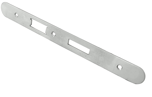 Eurospec - Forend Strike & Fixings - DLS7260Ep/DLS7860WC - Radius - Satin Stainless Steel - FSF5017SSS/R