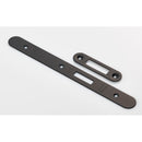 Eurospec - Forend Strike & Fixings - DLS0060EP - Radius - Matt Black - FSF5015MB/R - Choice Handles
