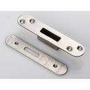 Eurospec - Forend Strike & Fixing Pack - Edbl - Radius - Satin Stainless Steel - FSF5019SSS/R - Choice Handles