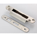 Eurospec - Forend Strike & Fixing Pack To Suit BS8621 Cylinder Sashlock - Radius - Satin Stainless Steel - FSF5030SSS/R - Choice Handles