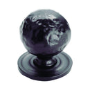 Carlisle Brass - Hammered Pattern Ball Knob 25mm - Black Antique - FTD1078BBA - Choice Handles
