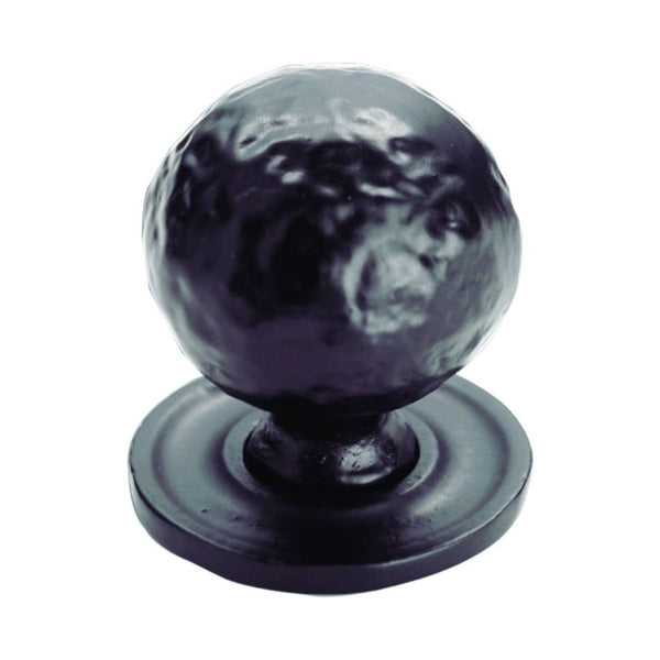 Carlisle Brass - Hammered Pattern Ball Knob 25mm - Black Antique - FTD1078BBA - Choice Handles