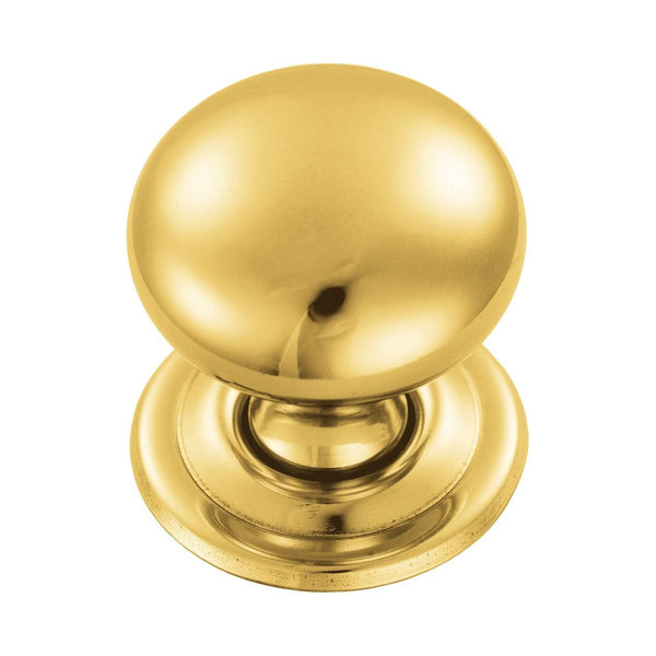 Carlisle Brass - Hollow Victorian Knob 32mm - Polished Brass - FTD1265B - Choice Handles