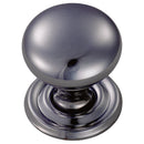 Carlisle Brass - Hollow Victorian Knob 32mm - Polished Chrome - FTD1265BCP - Choice Handles