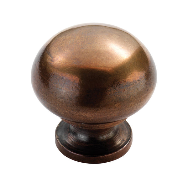 Carlisle Brass - Solid Bronze Mushroom Knob 30mm - Bronze - FTD1270ABR - Choice Handles