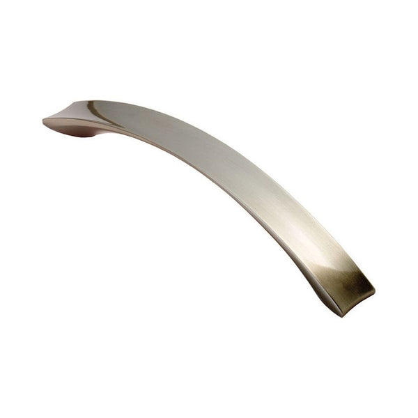 Carlisle Brass - Concave Bow Handle 160mm - Satin Nickel - FTD2040BSN - Choice Handles
