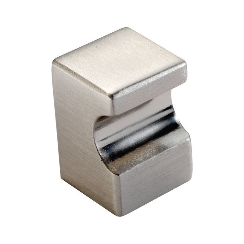 Carlisle Brass - Square Knob 18mm - Satin Nickel - FTD2525ASN - Choice Handles