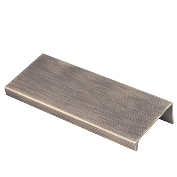 Carlisle Brass - Squared Edge Pull 100mm Antique Brass - Antique Brass - FTD302BAB - Choice Handles