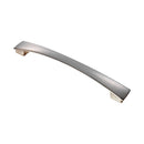 Carlisle Brass - Valetta Bow Handle 192mm - Satin Nickel - FTD3170BSN - Choice Handles