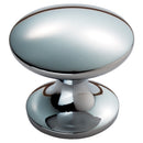 Carlisle Brass - Silhouette Knob 30mm - Polished Chrome - FTD346CP - Choice Handles