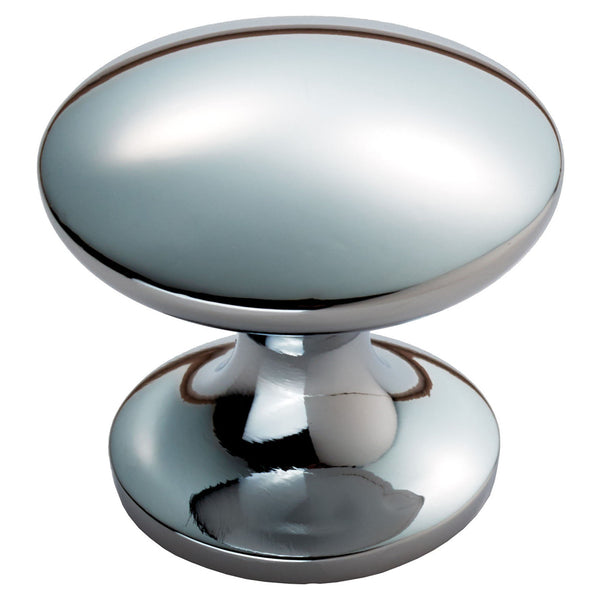 Carlisle Brass - Silhouette Knob 30mm - Polished Chrome - FTD346CP - Choice Handles
