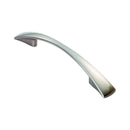 Carlisle Brass - Waisted Flat Bow Handle 96mm - Satin Nickel - FTD380ASN - Choice Handles