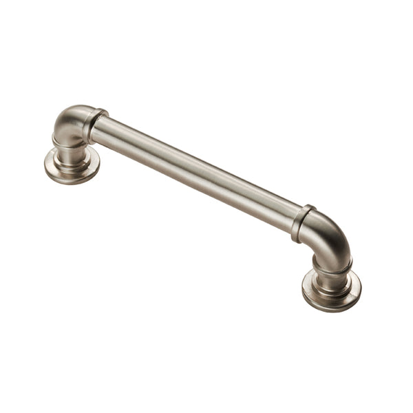 Carlisle Brass - Pipe Handle 128mm - Satin Nickel - FTD402BSN - Choice Handles