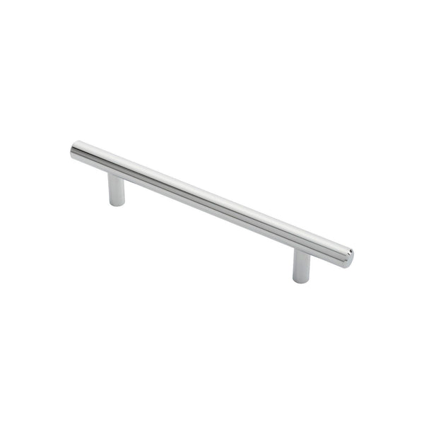 Carlisle Brass - Steel T-Bar Handle 128mm - Polished Chrome - FTD445BCP - Choice Handles