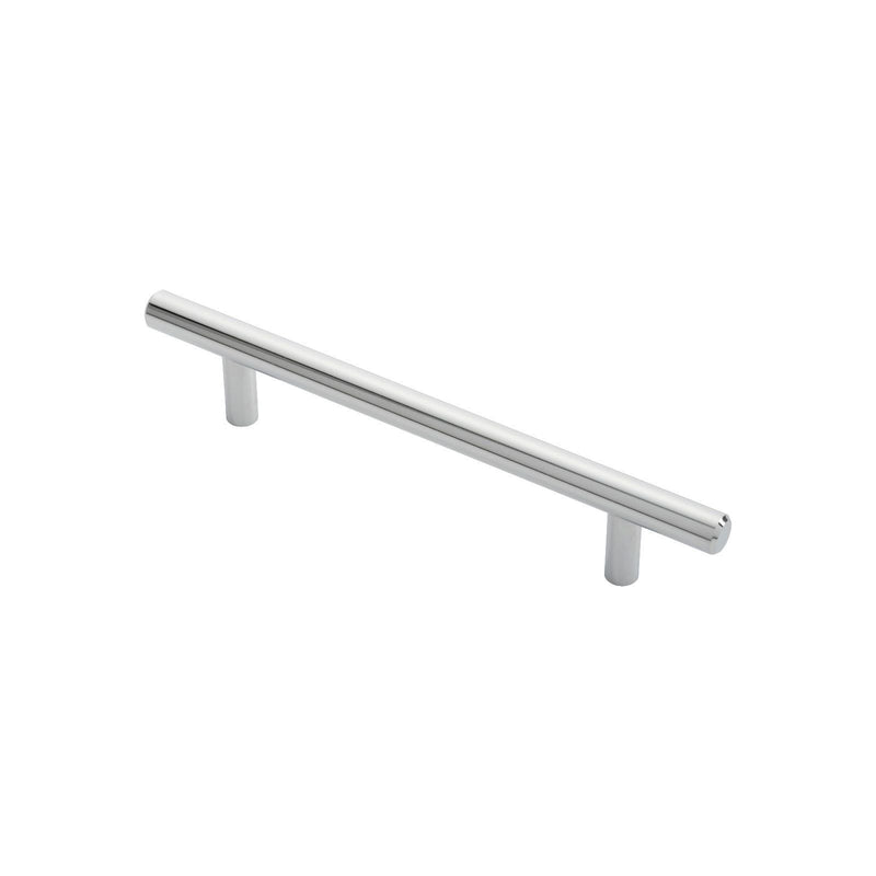 Carlisle Brass - Steel T-Bar Handle 128mm - Polished Chrome - FTD445BCP - Choice Handles