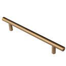 Carlisle Brass - Steel T-Bar Handle 160mm - Antique Brass - FTD445CAB - Choice Handles