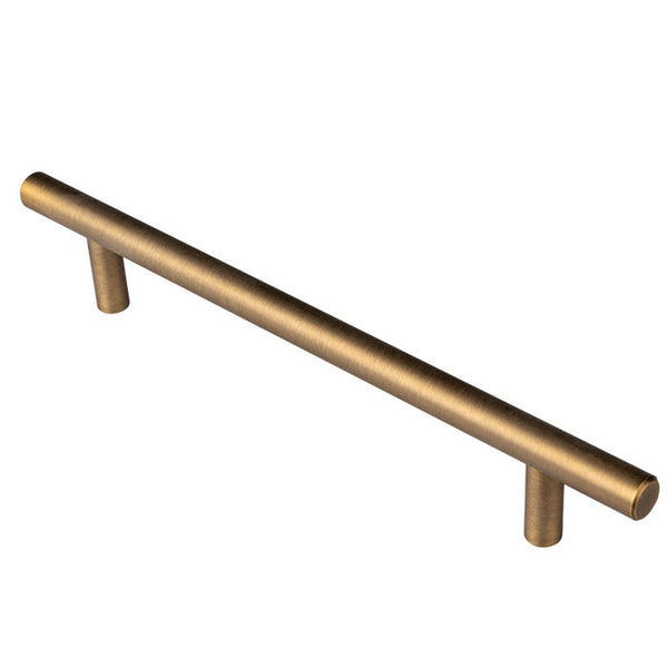 Carlisle Brass - Steel T-Bar Handle 160mm - Antique Brass - FTD445CAB - Choice Handles