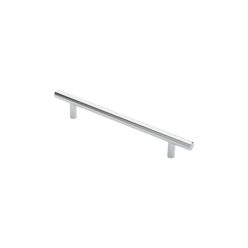 Carlisle Brass - Steel T-Bar Handle 160mm - Polished Chrome - FTD445CCP - Choice Handles