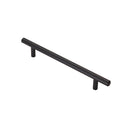 Steel T-Bar Handle 160mm - Matt Black - FTD445CMB - Choice Handles