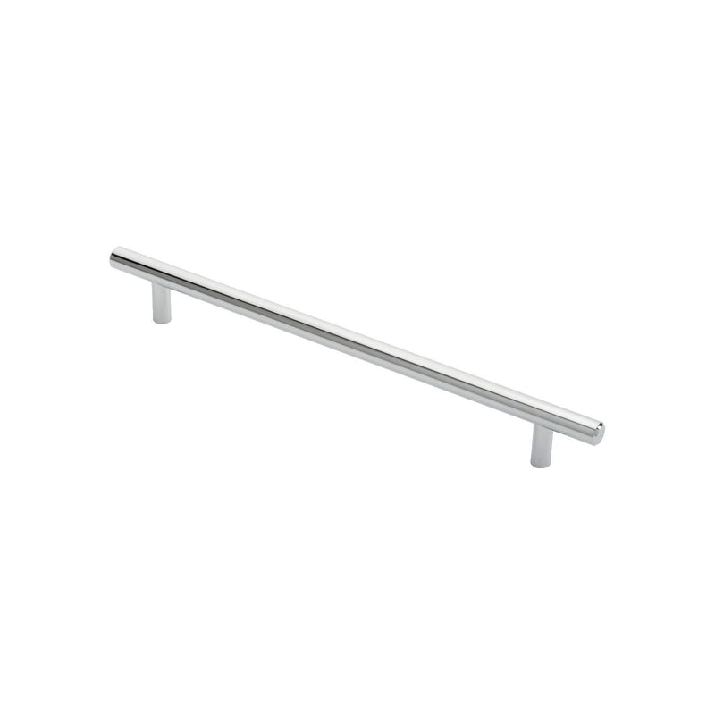 Carlisle Brass - Steel T-Bar Handle 224mm - Polished Chrome - FTD445ECP - Choice Handles
