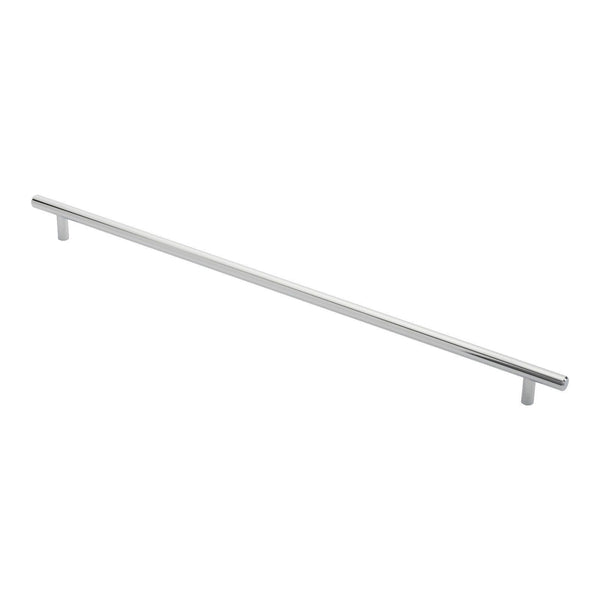Carlisle Brass - Steel T-Bar Handle 448mm - Polished Chrome - FTD445JCP - Choice Handles