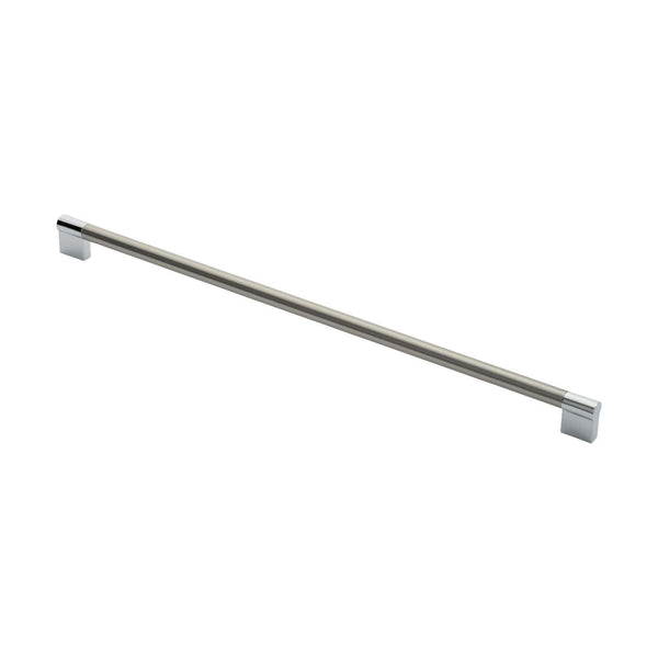 Carlisle Brass - Keyhole Handle 448mm - Satin Nickel / Polished Chrome - FTD470JSNCP - Choice Handles