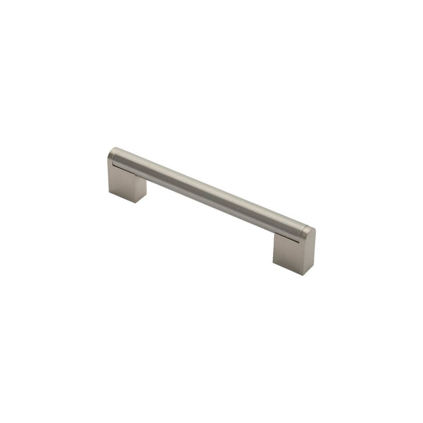 Carlisle Brass - Bar Handle 128mm - Satin Nickel / Stainless Steel - FTD4750BSNSS
