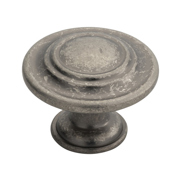 Carlisle Brass - Traditional Pattern Knob 34mm - Pewter - FTD515PT - Choice Handles
