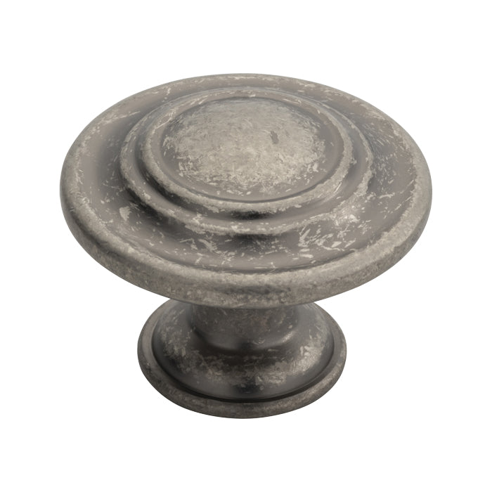Carlisle Brass - Traditional Pattern Knob 34mm - Pewter - FTD515PT - Choice Handles