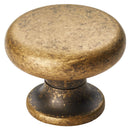 Carlisle Brass - Temperance Knob 35mm - Antique Brass - FTD521AB - Choice Handles