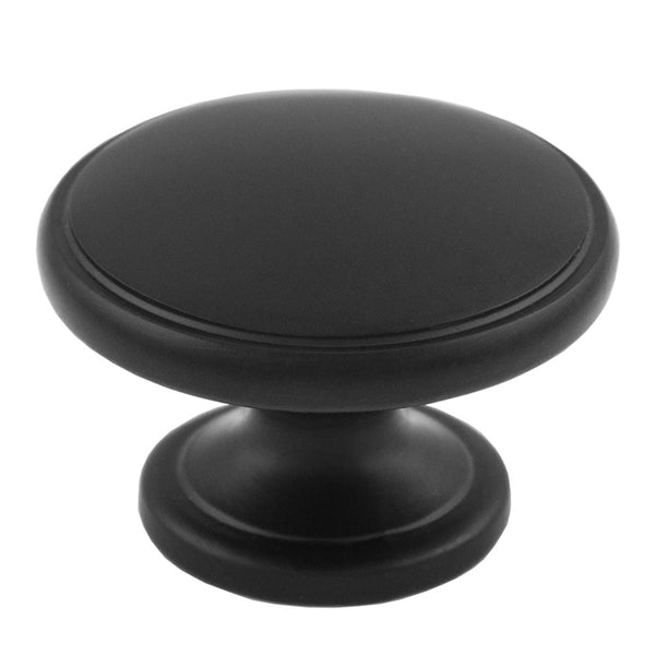 Carlisle Brass - Oxford Knob 32mm - Matt Black - FTD524SMB - Choice Handles