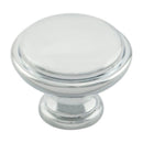 Carlisle Brass - Shaker Style Knob 35mm - Polished Chrome - FTD525BCP - Choice Handles