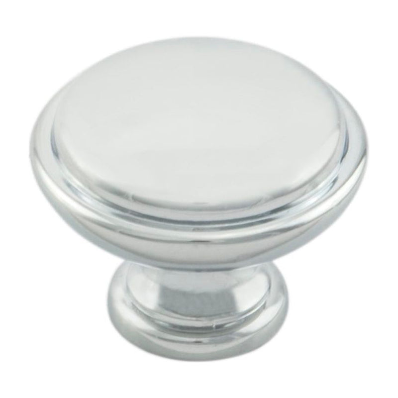 Carlisle Brass - Shaker Style Knob 35mm - Polished Chrome - FTD525BCP - Choice Handles