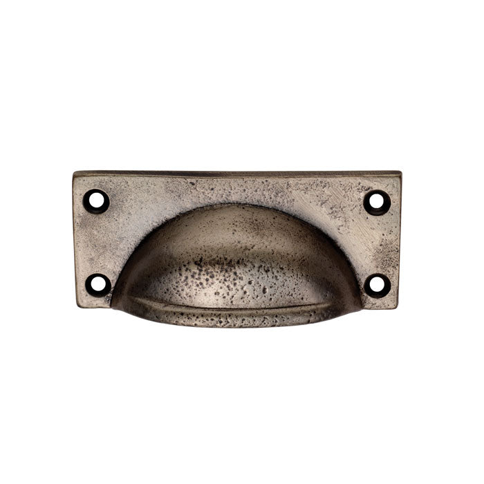 Square Plate Cup Handle - Pewter Effect - FTD5520PE