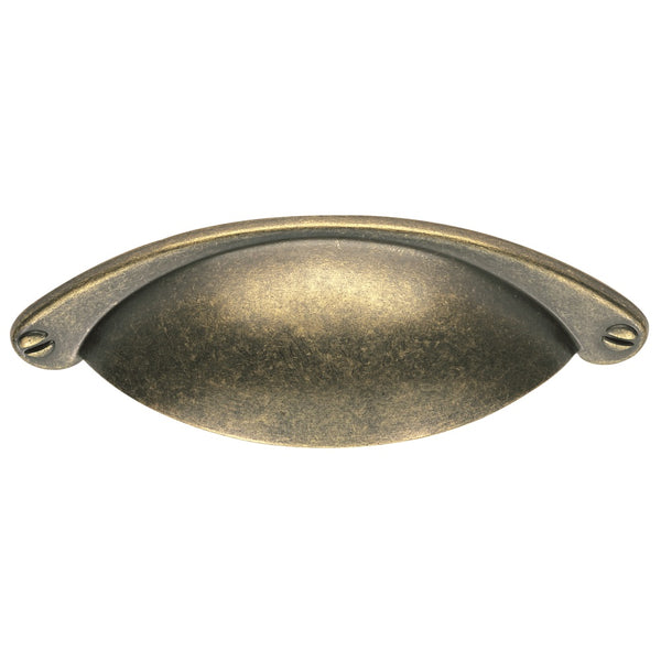 Cup Pattern Handle 64mm - Antique Brass - FTD555AB - Choice Handles