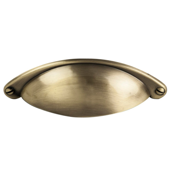 Cup Pattern Handle 64mm - Antique Burnished Brass - FTD555ABB - Choice Handles