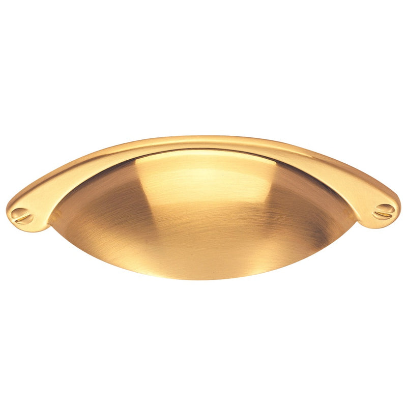 Cup Pattern Handle 64mm  - Satin Brass - FTD555SB - Choice Handles