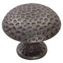 Carlisle Brass - Hammered Finish Knob 38mm - Antique Steel - FTD585AAS - Choice Handles