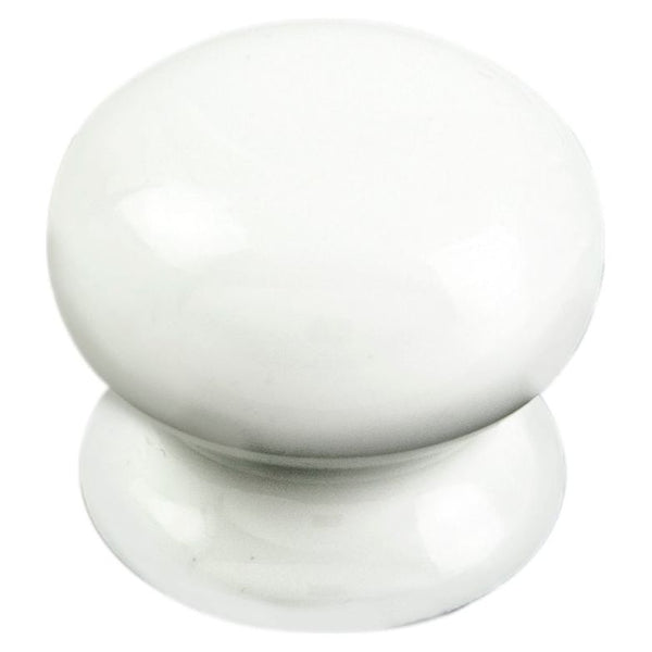 Carlisle Brass - Porcelain Knob 30mm - Porcelain White - FTD620APWH - Choice Handles