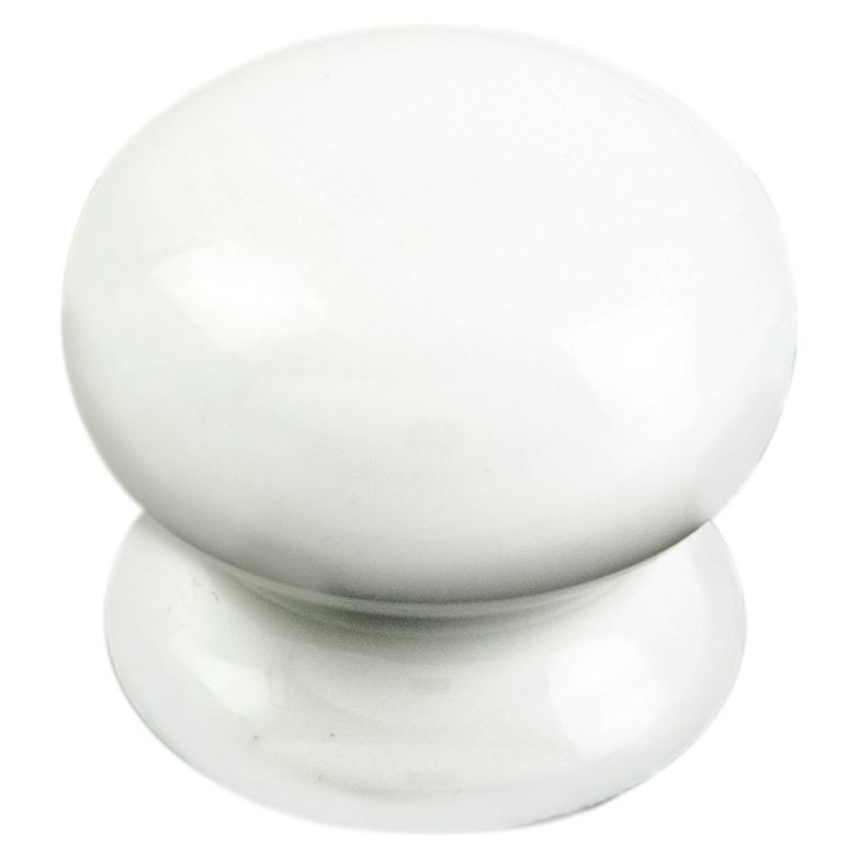 Carlisle Brass - Porcelain Knob 30mm - Porcelain White - FTD620APWH - Choice Handles