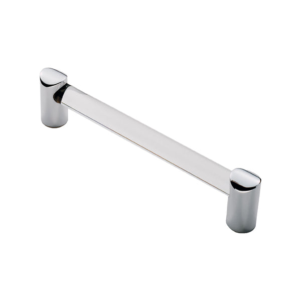 Carlisle Brass - Clear Acrylic Bar Handle 160mm - Acrylic Clear Chrome - FTD685CACC - Choice Handles