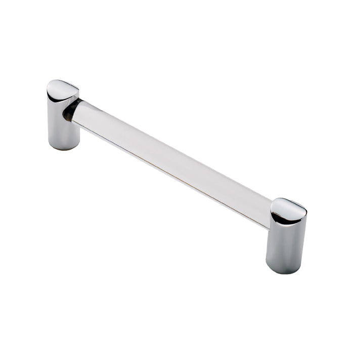 Carlisle Brass - Clear Acrylic Bar Handle 160mm - Acrylic Clear Chrome - FTD685CACC - Choice Handles